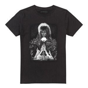 Labyrinth Unisex Adult Castle T-Shirt / Black